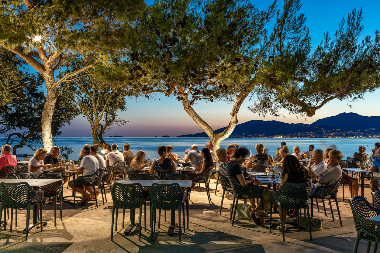 Summer evening on Corsica